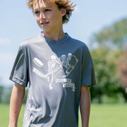 Hockey Short Sleeve Performance Tee - Dangle Snipe Skelly