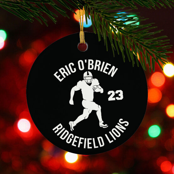 Football Porcelain Ornament Personalized Football Team With