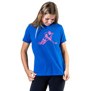 Hockey T-Shirt Short Sleeve - Neon Hockey Girl