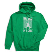 Guys Lacrosse Hooded Sweatshirt - Raised In The Cage