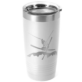 Skiing 20 oz. Double Insulated Tumbler - Male Silhouette