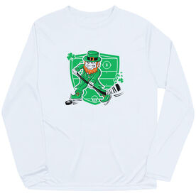 Hockey Long Sleeve Performance Tee - Celly O' Slapshot