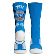 Skiing Woven Mid-Calf Socks - Yeti to Ski