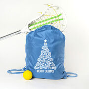 Lacrosse Sport Pack Cinch Sack - Merry Laxmas Tree