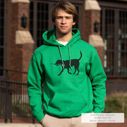 Hockey Hooded Sweatshirt - Howe the Hockey Dog