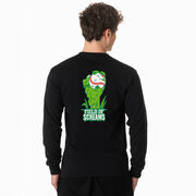 Baseball Tshirt Long Sleeve - Field Of Screams (Back Design)