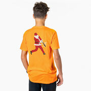 Baseball Short Sleeve T-Shirt - Home Run Santa (Back Design)