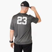 Soccer Short Sleeve Performance Tee - Soccer Dad Silhouette