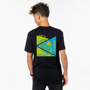 Tennis Short Sleeve T-Shirt - Let's Raise A Racket (Back Design)
