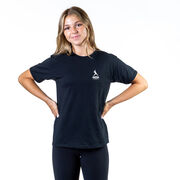 Softball Short Sleeve T-Shirt - Modern Softball (Back Design)