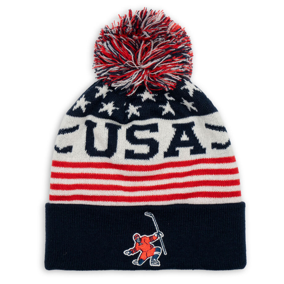 Hockey Knit Hat - USA