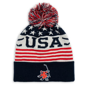 Hockey Knit Hat - USA