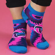 Volleyball Ankle Socks - Volleyball Tie-Dye Swirl