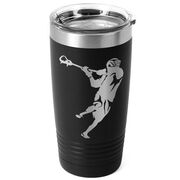 Guys Lacrosse 20 oz. Double Insulated Tumbler - Player Silhouette