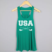 Field Hockey Flowy Racerback Tank Top - USA Field Hockey