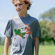 Guys Lacrosse Short Sleeve Performance Tee - Checking It Twice Lacrosse