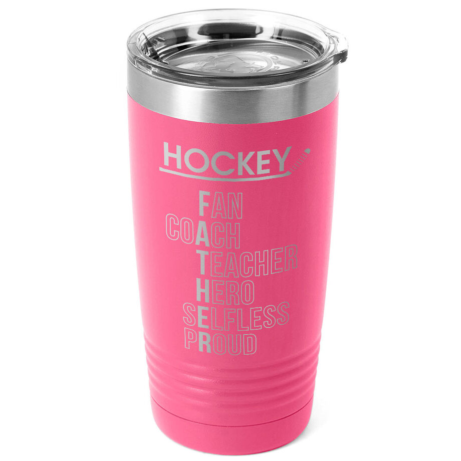 Hockey 20 oz. Double Insulated Tumbler - Hockey Father Words