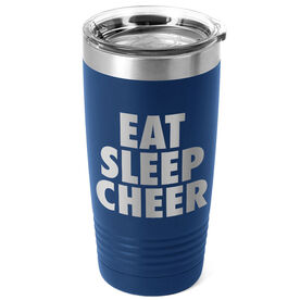 Cheerleading 20 oz. Double Insulated Tumbler - Eat Sleep Cheer