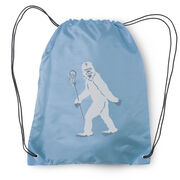 Guys Lacrosse Drawstring Backpack - Yeti