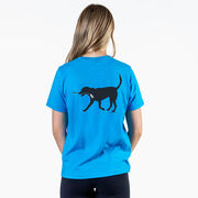 Hockey Short Sleeve T-Shirt - Howe the Hockey Dog (Back Design)