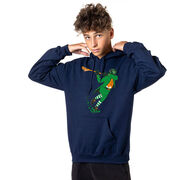 Guys Lacrosse Hooded Sweatshirt - Lacrosse Leprechaun