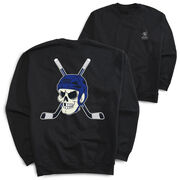 Hockey Crewneck Sweatshirt - Chill to the Bone (Back Design)