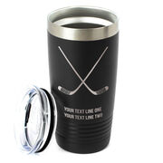 Hockey 20 oz. Double Insulated Tumbler - Crossed Sticks Icon