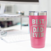 Baseball 20 oz. Double Insulated Tumbler - Best Dad Ever