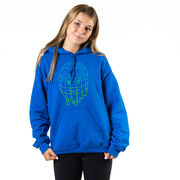 Hockey Hooded Sweatshirt - Have An Ice Day Smiley