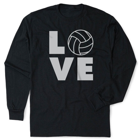 Volleyball Tshirt Long Sleeve - Volleyball Love