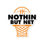 Basketball Sticker - Nothin But Net