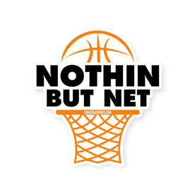 Basketball Sticker - Nothin But Net