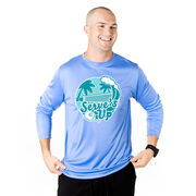 Pickleball Long Sleeve Performance Tee - Serve's Up