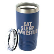 Wrestling 20 oz. Double Insulated Tumbler - Eat Sleep Wrestle