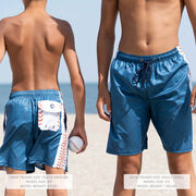 Baseball Swim Trunks - Diamond
