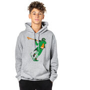 Guys Lacrosse Hooded Sweatshirt - Lacrosse Leprechaun