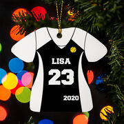 Softball Ornament - Personalized Jersey