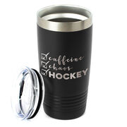 Hockey 20oz. Double Insulated Tumbler - Caffeine, Chaos and Hockey