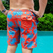 Guys Lacrosse Swim Trunks - Bayside