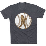 Baseball T-Shirt Short Sleeve - Baseball Bigfoot