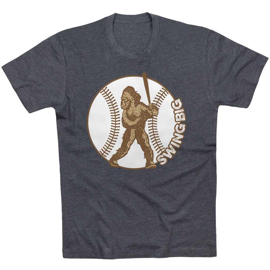 Baseball T-Shirt Short Sleeve - Baseball Bigfoot