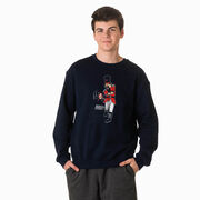 Baseball Crewneck Sweatshirt - Cracking Dingers