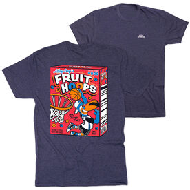 Basketball Short Sleeve T-Shirt - Fruit Hoops (Back Design)