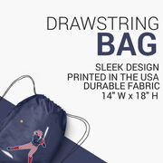 Softball Drawstring Backpack - Softball Star
