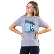 Hockey Short Sleeve T-Shirt - Survival of the Fittest