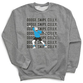 Guys Lacrosse Crewneck Sweatshirt - Dodge Snipe Celly