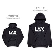 Guys Lacrosse Hooded Sweatshirt - I'd Rather Lax