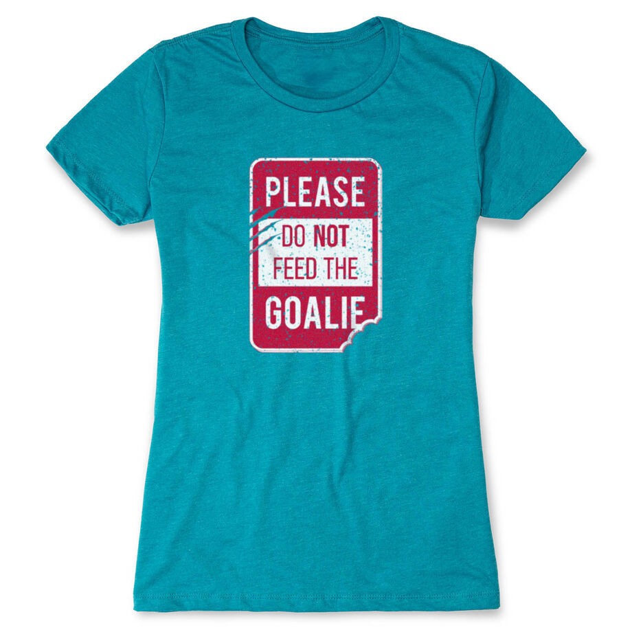 Hockey Women's Everyday Tee - Don't Feed The Goalie