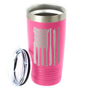 Softball 20 oz. Double Insulated Tumbler - Flag