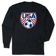 Soccer Tshirt Long Sleeve - Soccer USA